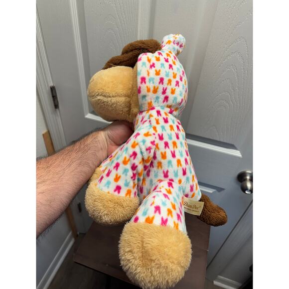 Dan Dee 12" Seated Puppy Dog Bunny Rabbit Ears Costume Pajamas Stuffed Plush - Picture 4 of 7